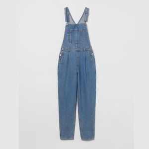 H&M Mom Fit Denim Overalls Size L